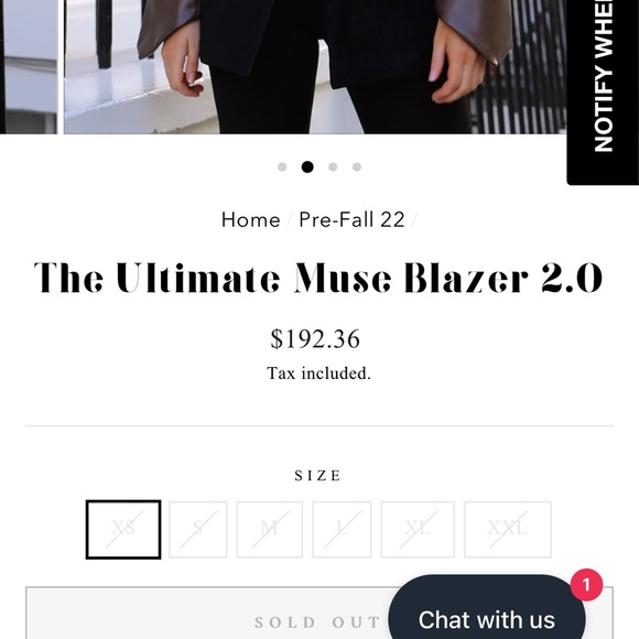 Odd Muse London - The Ultimate Muse Anniversary Blazer 2.0 - Picture 6 of 7